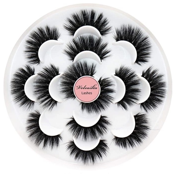 Accessories - Eyelashes Fluffy Volume Faux Mink Lashes 5D 7 pair